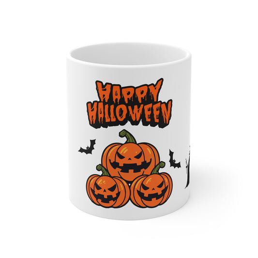 Happy Halloween Mug With Scannable Photo Album