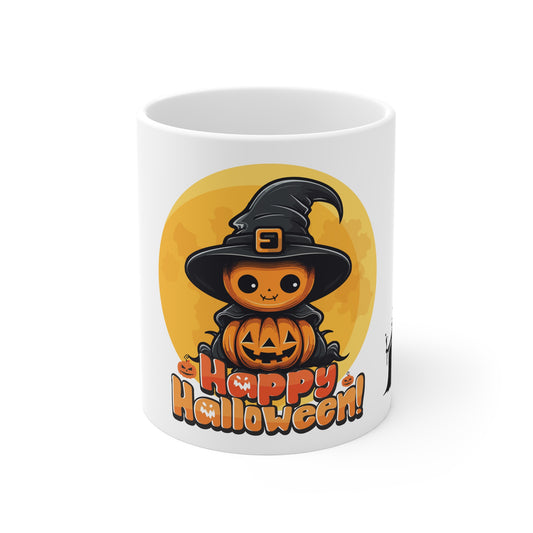 Happy Halloween Mug With Scannable Photo Album