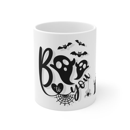 Boo To You Mug With Scannable Photo Album