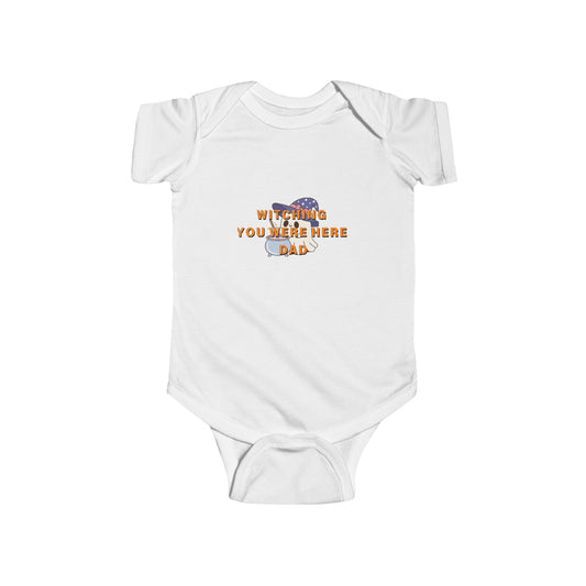 Halloween infant fine jersey bodysuit with scannable photo album